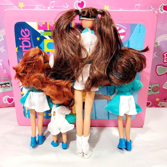 VTG 1997 Kid Kore Kelsey Varsity Cheerleader Dolls Katie Jodi Lot Barbie Clone - Picture 6 of 6